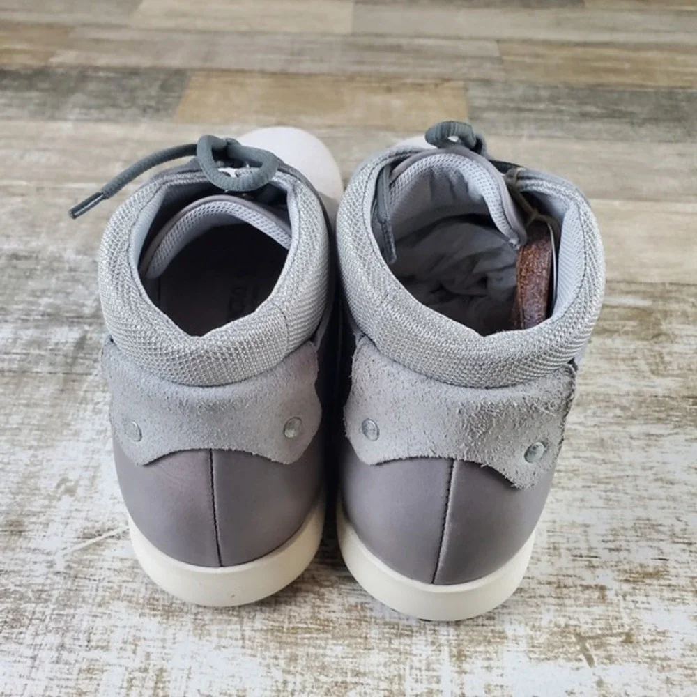 Birkenstock Estevan Unisex Shoes Sz Mens 8 / Womens 10 Off-White Lace Up Mid Top
